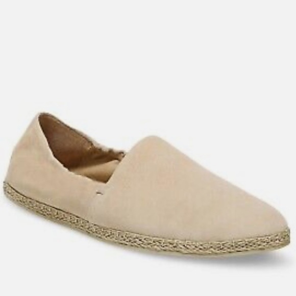 VINCE. NWOT size 8.5 Meryl Round Toe Slip On Suede Espadrille - Picture 1 of 5